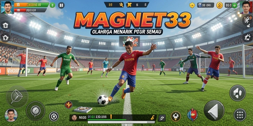 Tampilan gameplay MAGNET33 dengan berbagai cabang olahraga seru.
