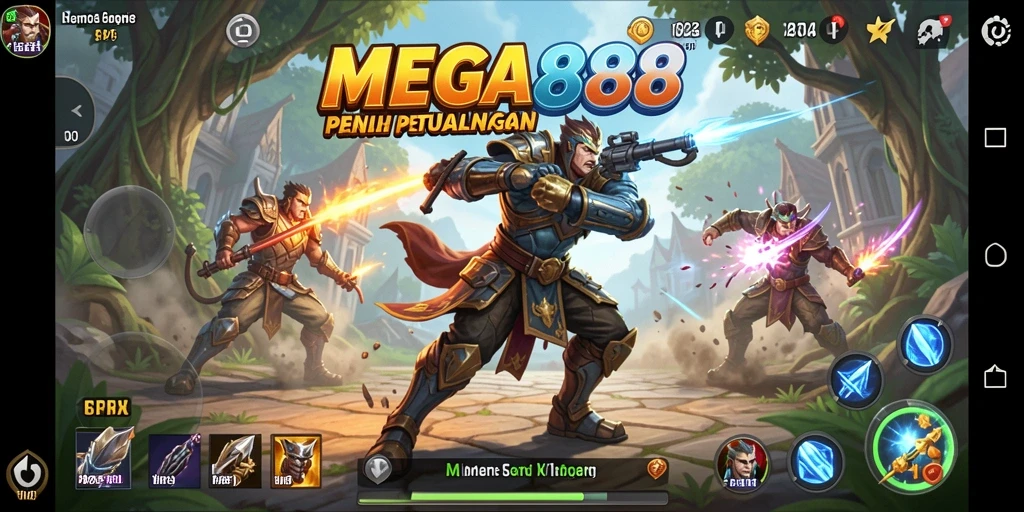 Screenshot MEGA888 menunjukkan aksi seru dalam pertempuran yang mendebarkan.
