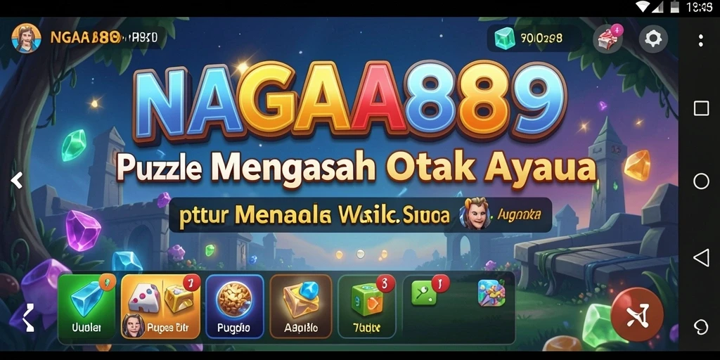 Tampilan gameplay menantang dari NAGA889 dengan berbagai puzzle menarik.