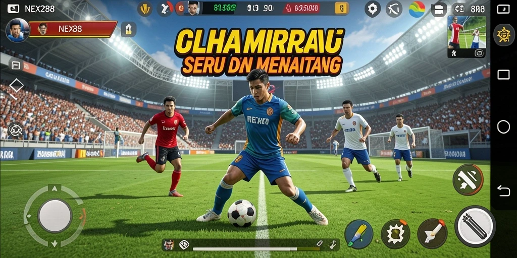 Tampilan gameplay NEX288 yang penuh aksi dan seru.