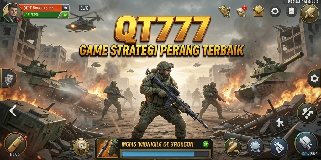Tampilan gameplay <strong>QT777</strong> yang menegangkan dan strategis.