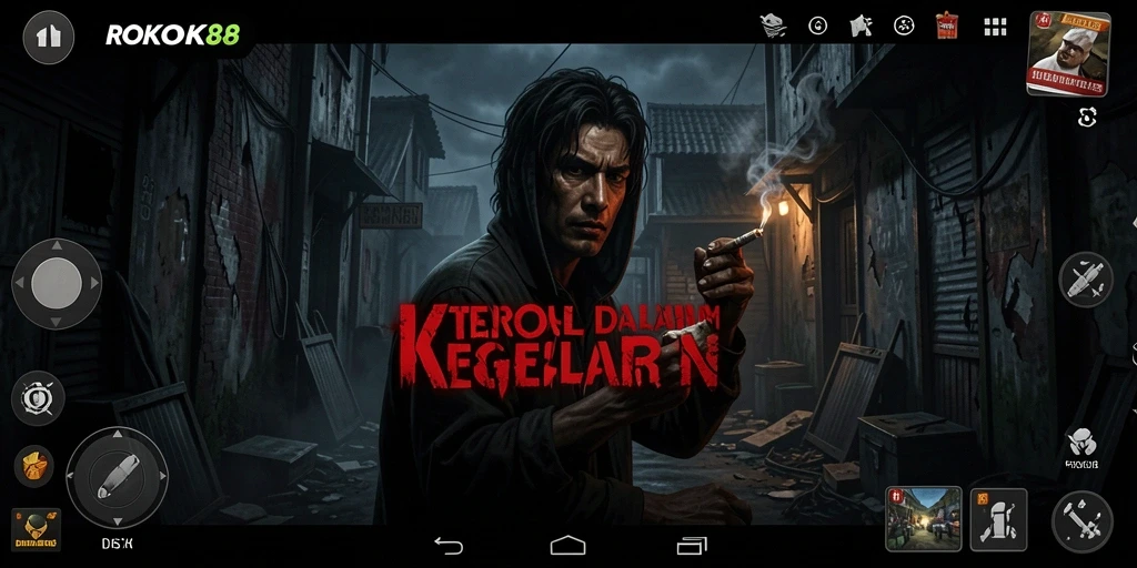 Gameplay ROKOK88 yang menegangkan dan mencekam.